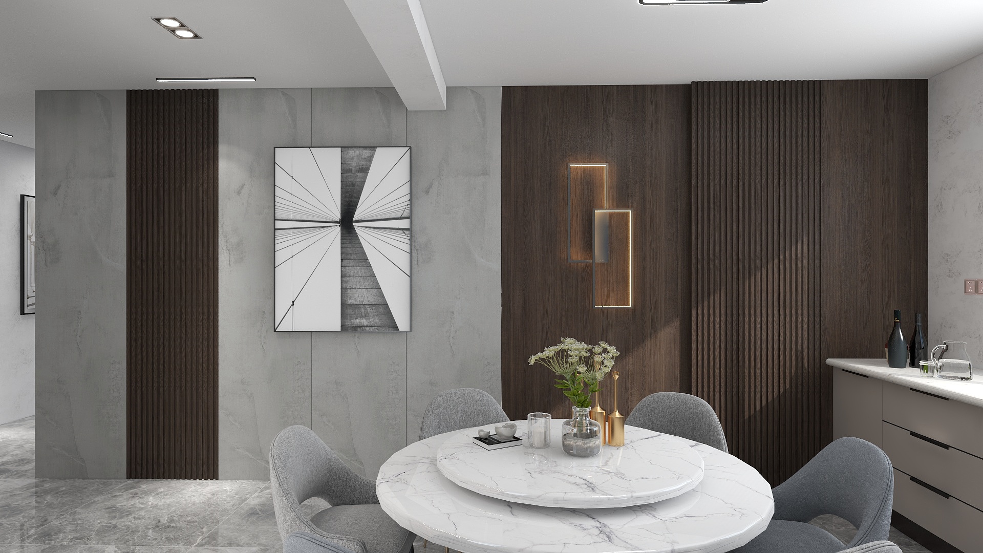 道东之隅Pan-【侘寂风混搭】200方三居室-装修设计方案