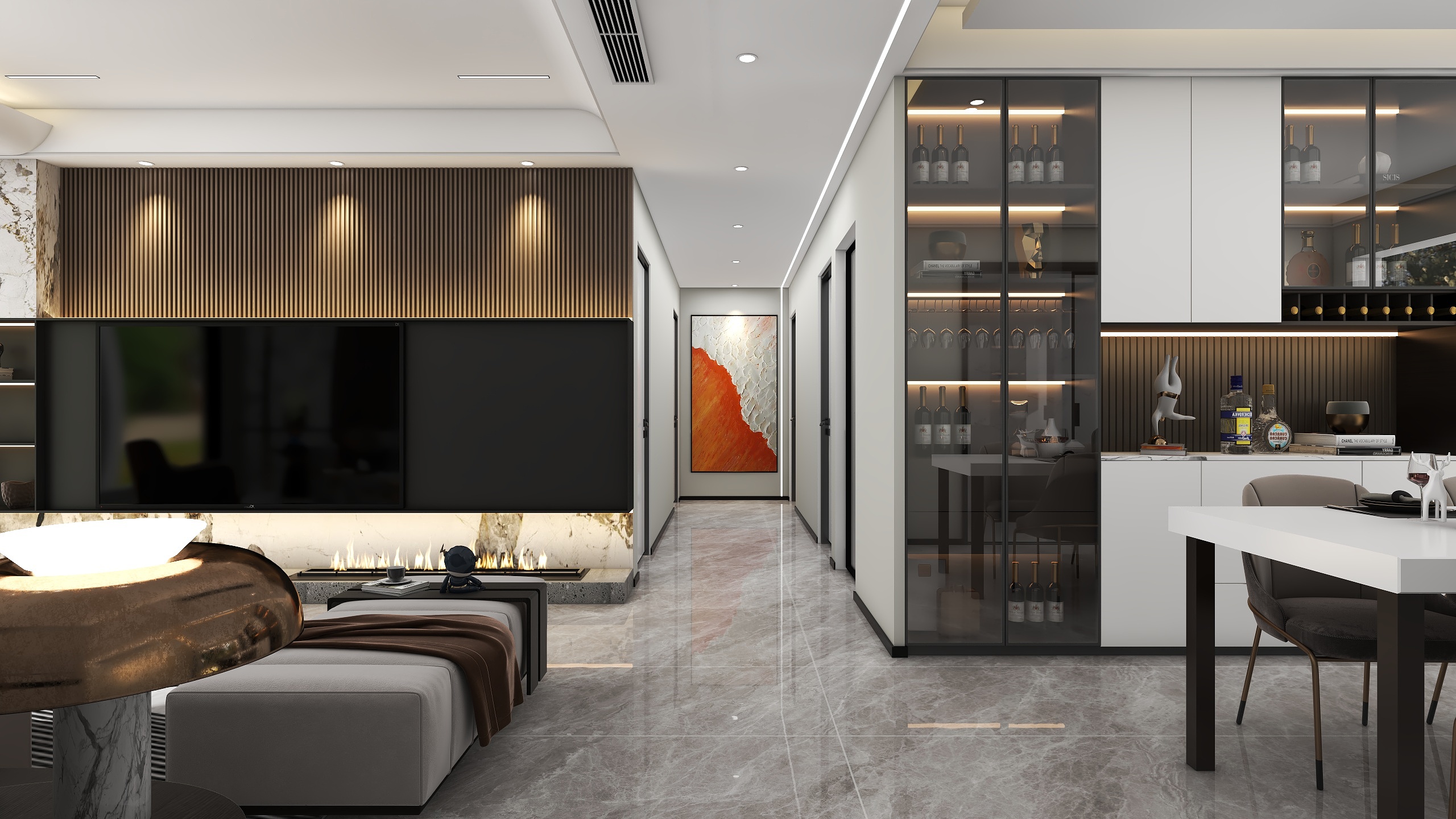 彭富彦-现代——158平方-装修设计方案