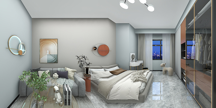 WPLANET-漫里公寓2.dwg-装修设计方案