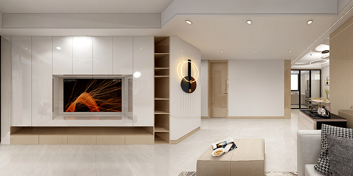 墨与彩-剑桥小镇.dwg-装修设计方案