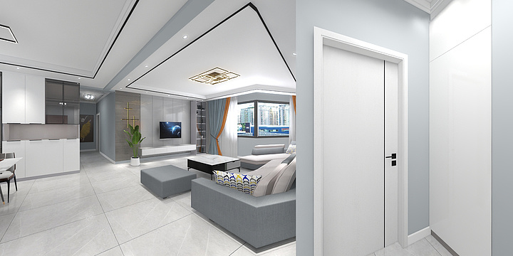 南方家具--潮客全屋定制陈飞-江山丽景9-1-401-装修设计方案