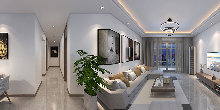 西安沈少-华宇东原阅境9-1-3204-装修设计方案