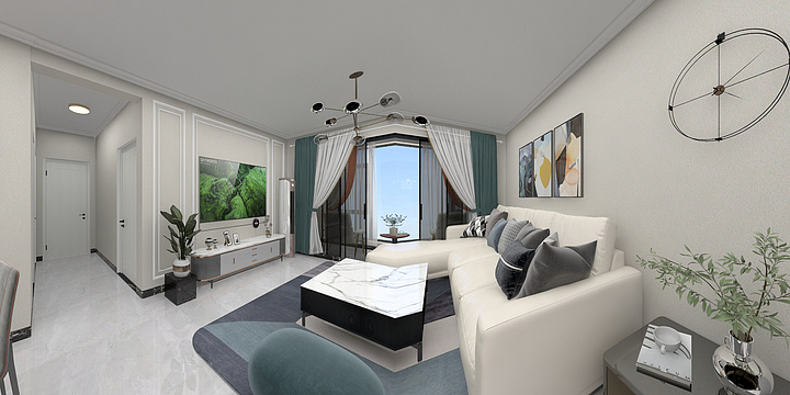 设计师奚奚-滟澜山53-1-1302(现代简约)-装修设计方案