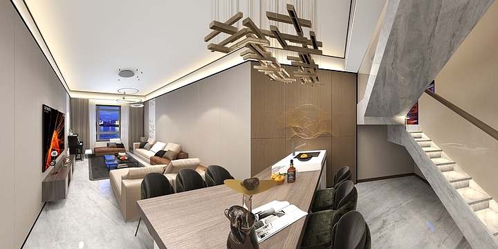 贰拾叁度装饰-金地浅山艺境-装修设计方案