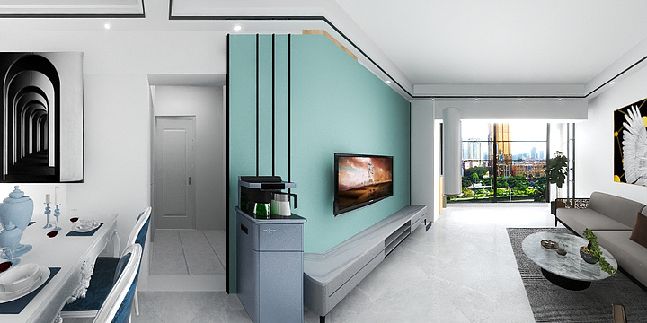 鹏博装饰，家具定制中15082822620-卓锦城3期罗国强-装修设计方案