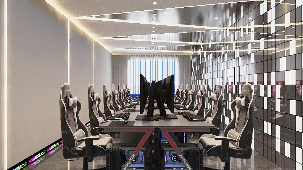 心如止水简白-网吧.dwg-副本-副本-装修设计方案