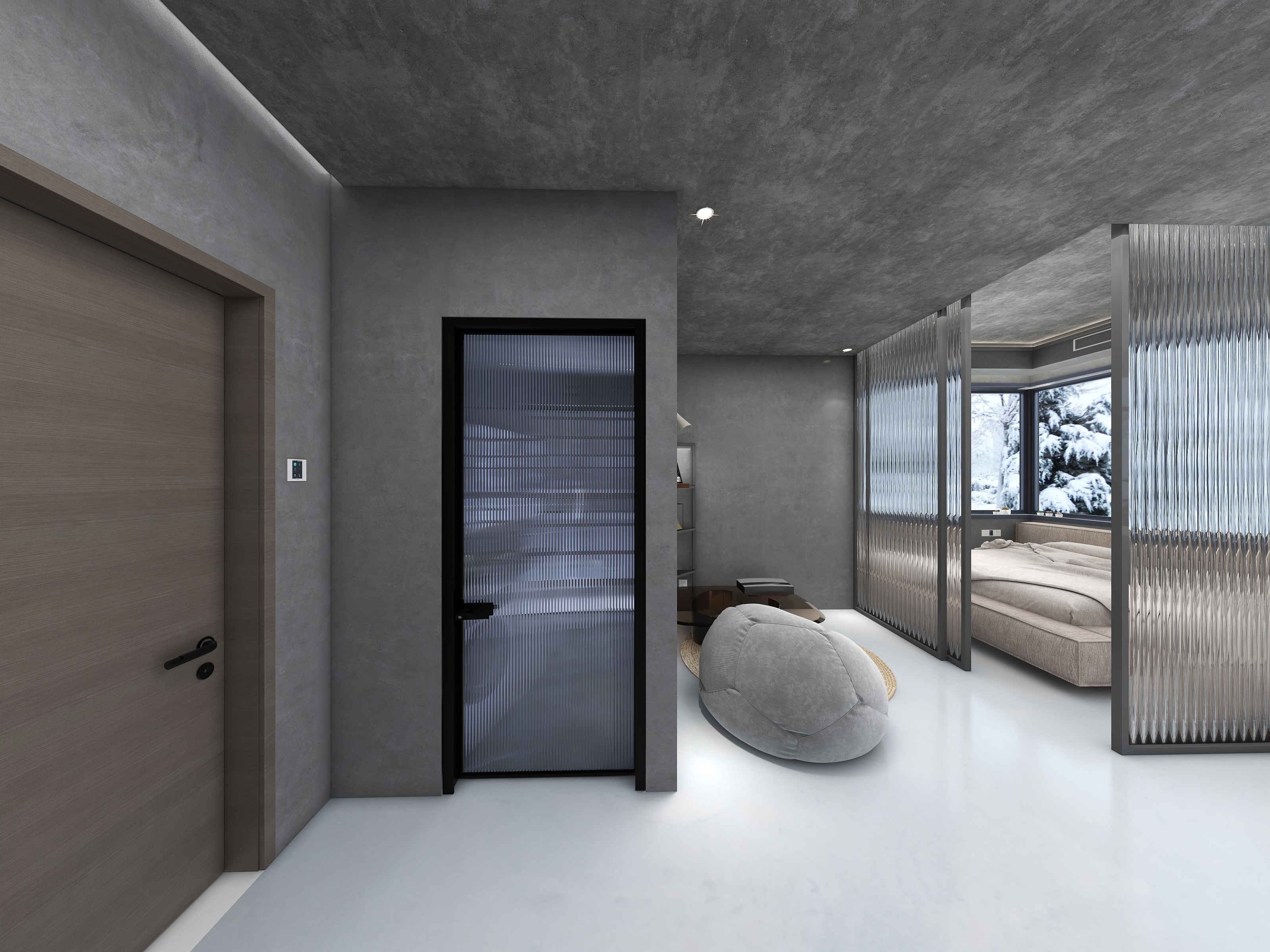 檎EDPW-47m²小户型工业风简约住宅-装修设计方案