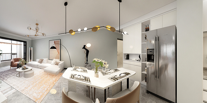 原来是CC啊-新松越尚-三室两厅-装修设计方案