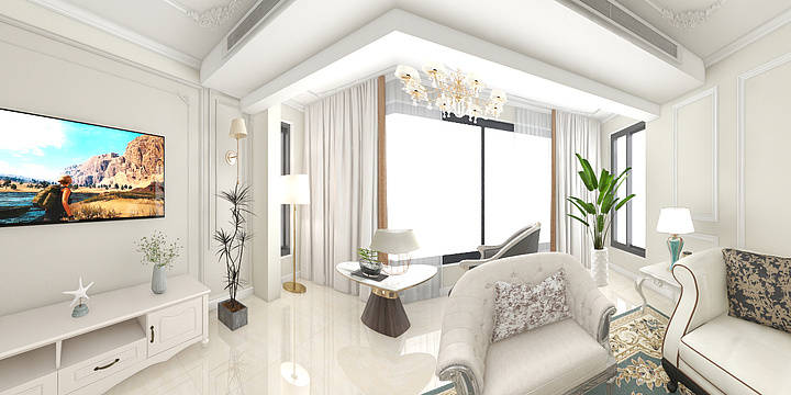 盛鼎装饰13303757503-竹桂园B11号楼1单元701室D-装修设计方案