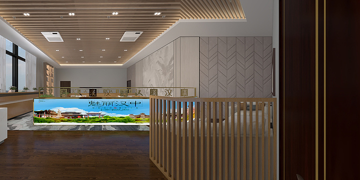 Design315-6.10北车站候车室-方案1-装修设计方案