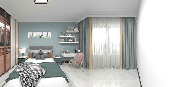 设计师@丹丹吖-三层别墅效果图-装修设计方案