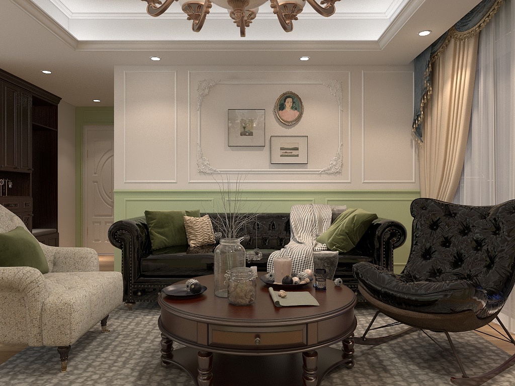 belingbeling-美式风格-装修设计方案