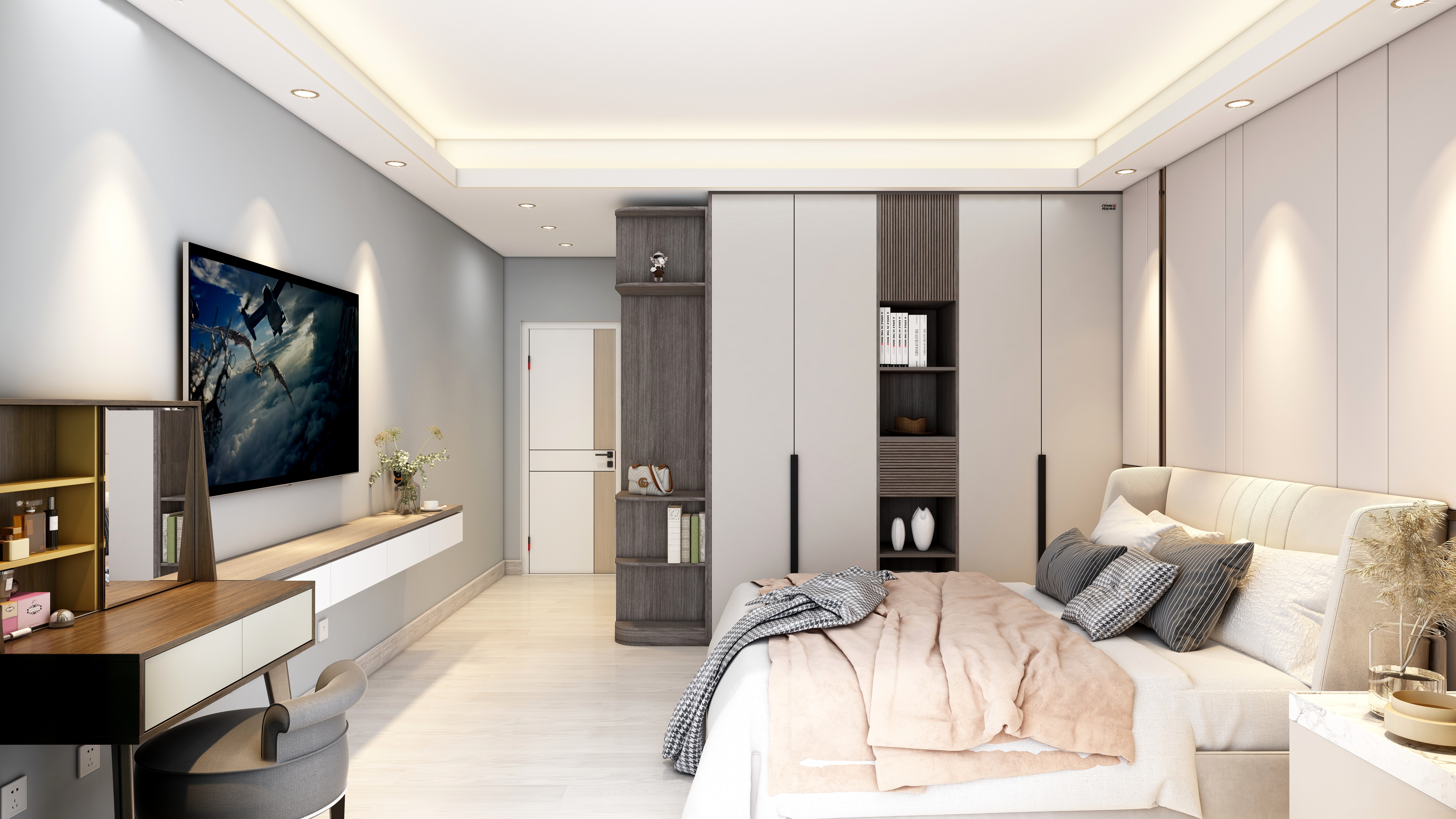 阿君@-现代无主灯设计-装修设计方案