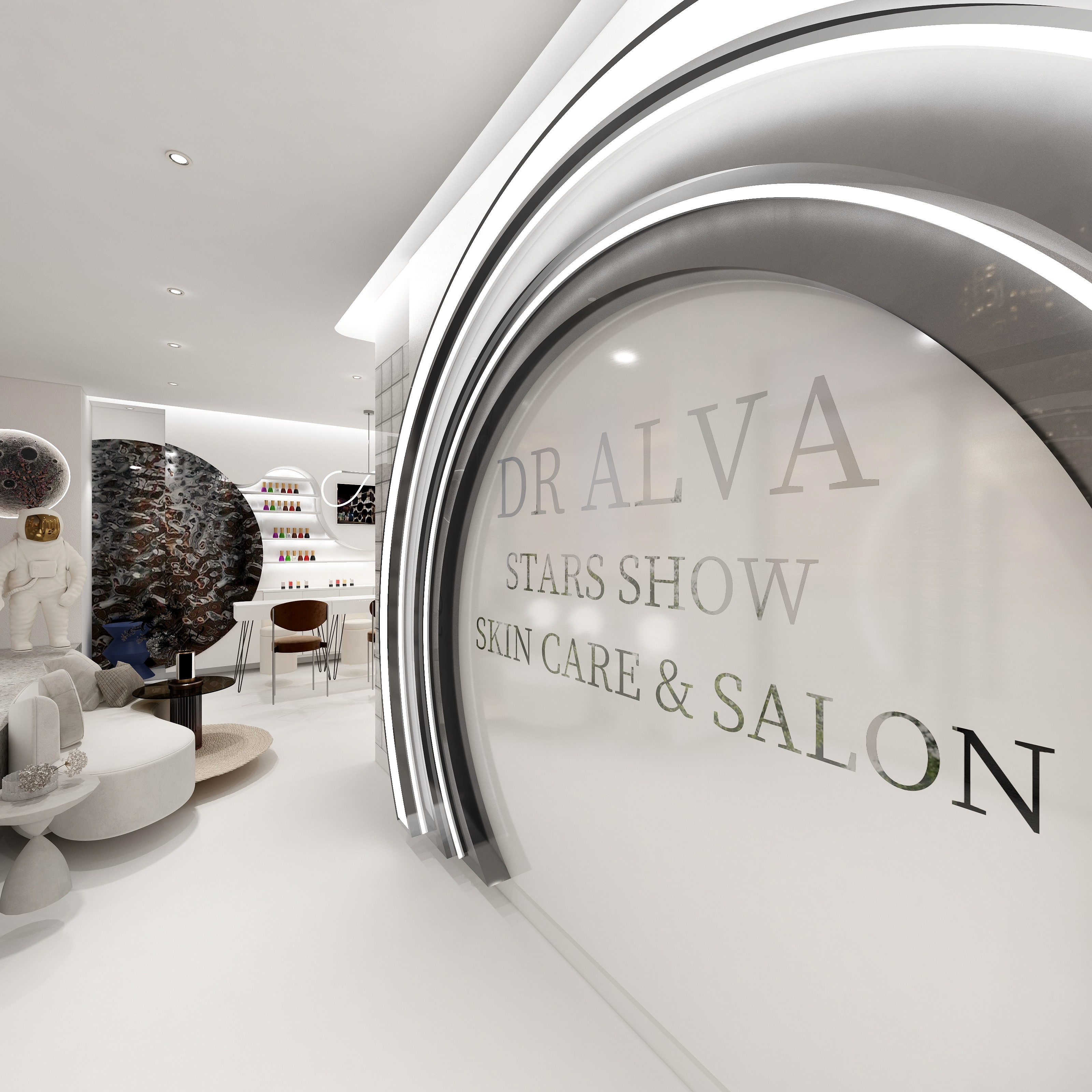 千屿Design-瑷尔博士连锁店-装修设计方案