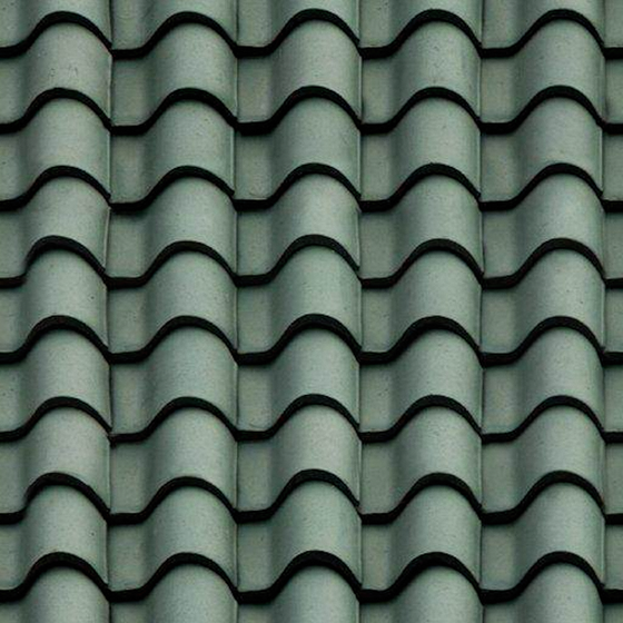 Painted Pottery Tile 3D Model in Black