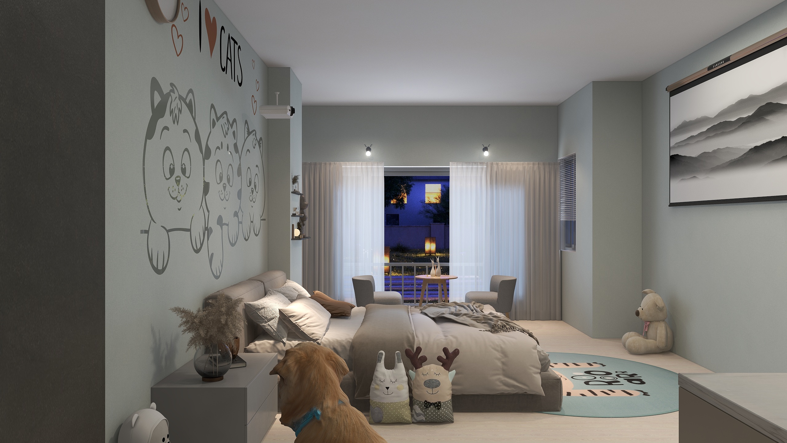 淋湿的小熊cmUj-大园新城-装修设计方案