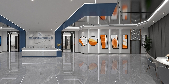 稀可宁-正鑫科技四楼效果图-装修设计方案