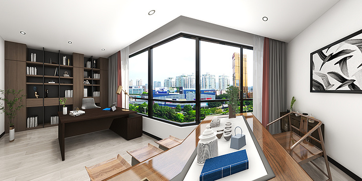 AA沐AA-新民街店铺二楼(1).dwg-装修设计方案