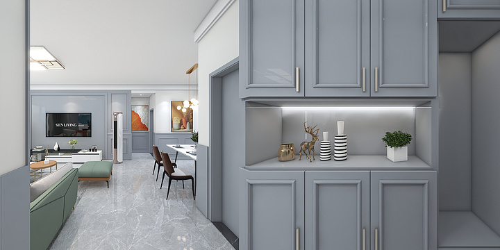 离忧设计-张清花-北辰兰亭.dwg-装修设计方案