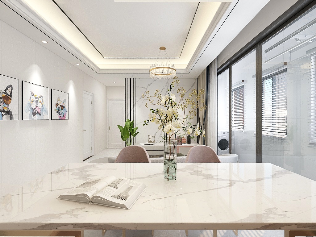 lisa-瑞和园89.50㎡B户型3室2厅1卫-装修设计方案