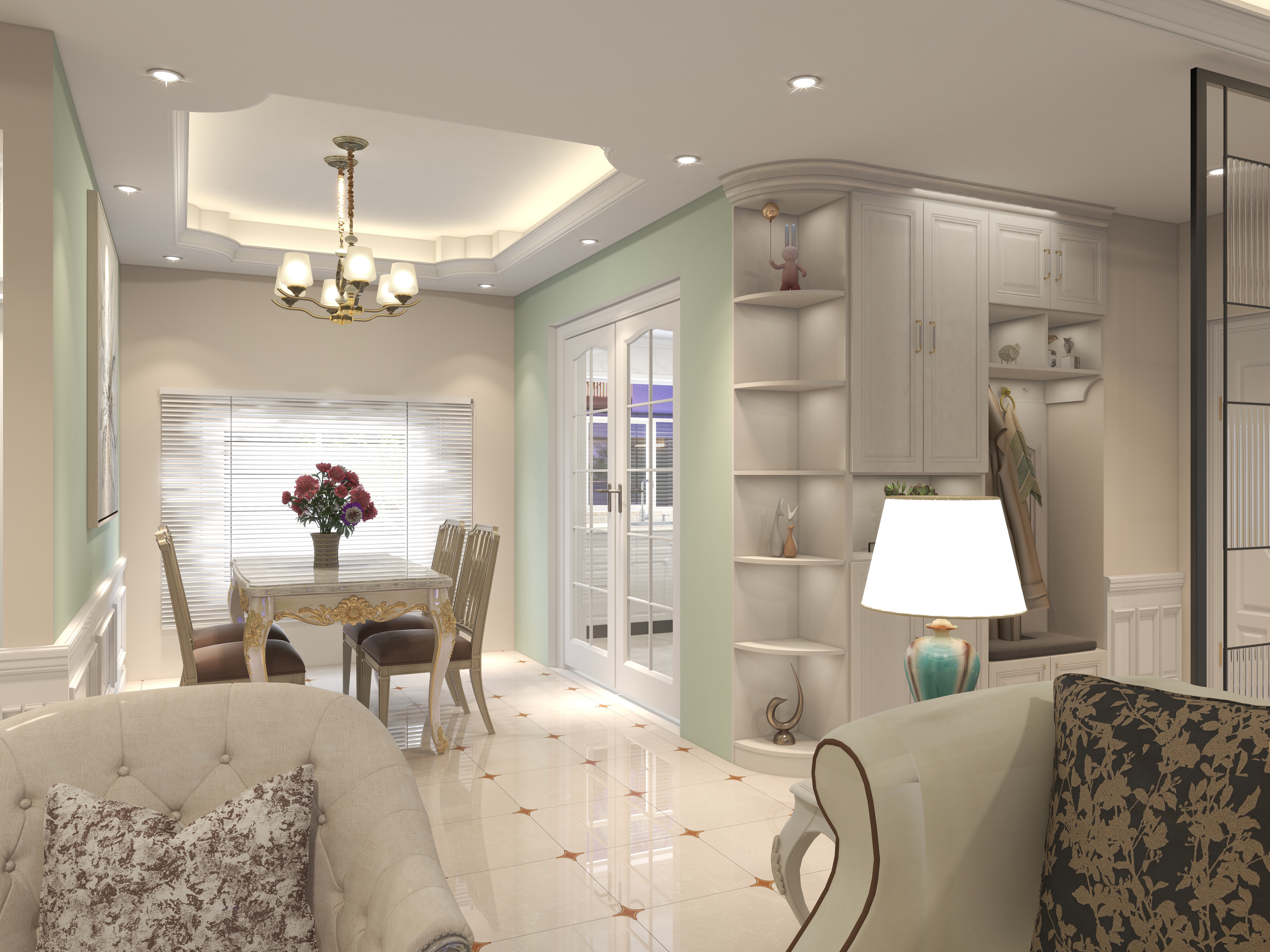 宏麒建筑设计-134㎡3室-装修设计方案