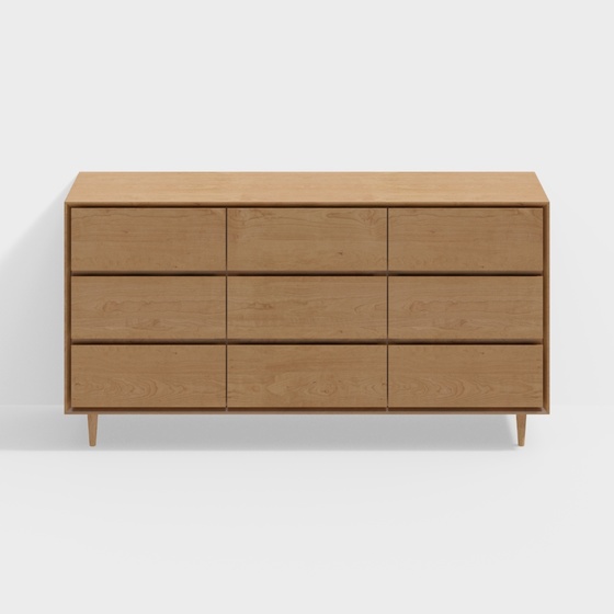 Scandinavian Chest of Drawers,wood color