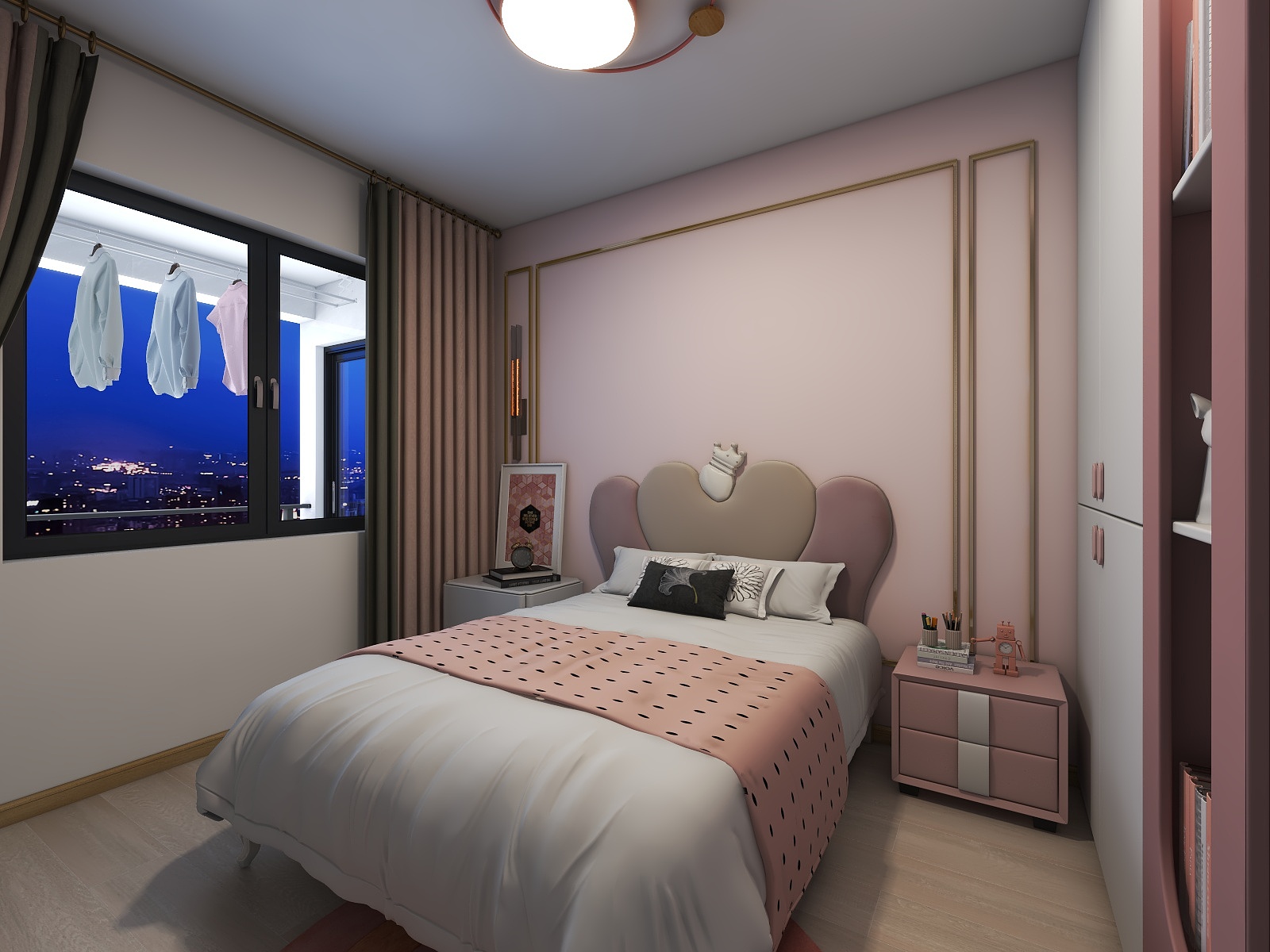 宁官海-清华园女孩房公卫与主卫.dwg-装修设计方案