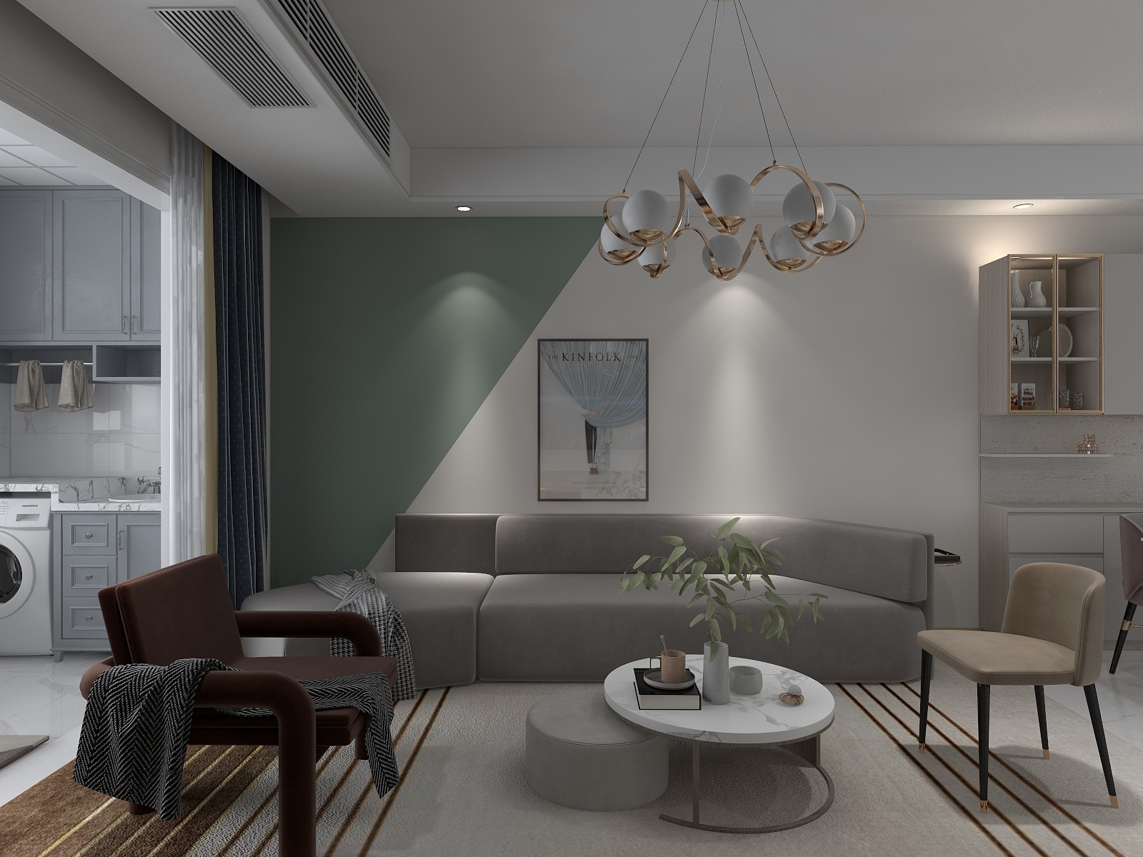 空间设计颜斌-梧桐雅苑108平米北欧风-装修设计方案