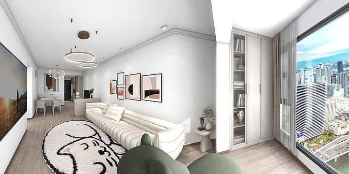 刘日明-深圳·万科·玖龙山6-2605-装修设计方案