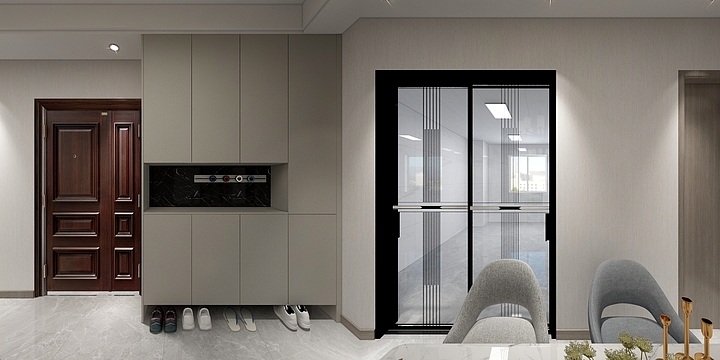 陕西天汇佳业装饰工程有限公司-国江源C4-1-502-装修设计方案