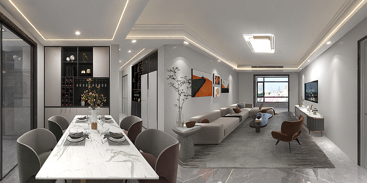 深澜空间设计-大华潘安湖首府.dxf-装修设计方案