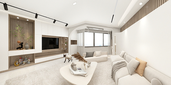 HoMor-荷塘家园120.dwg-装修设计方案