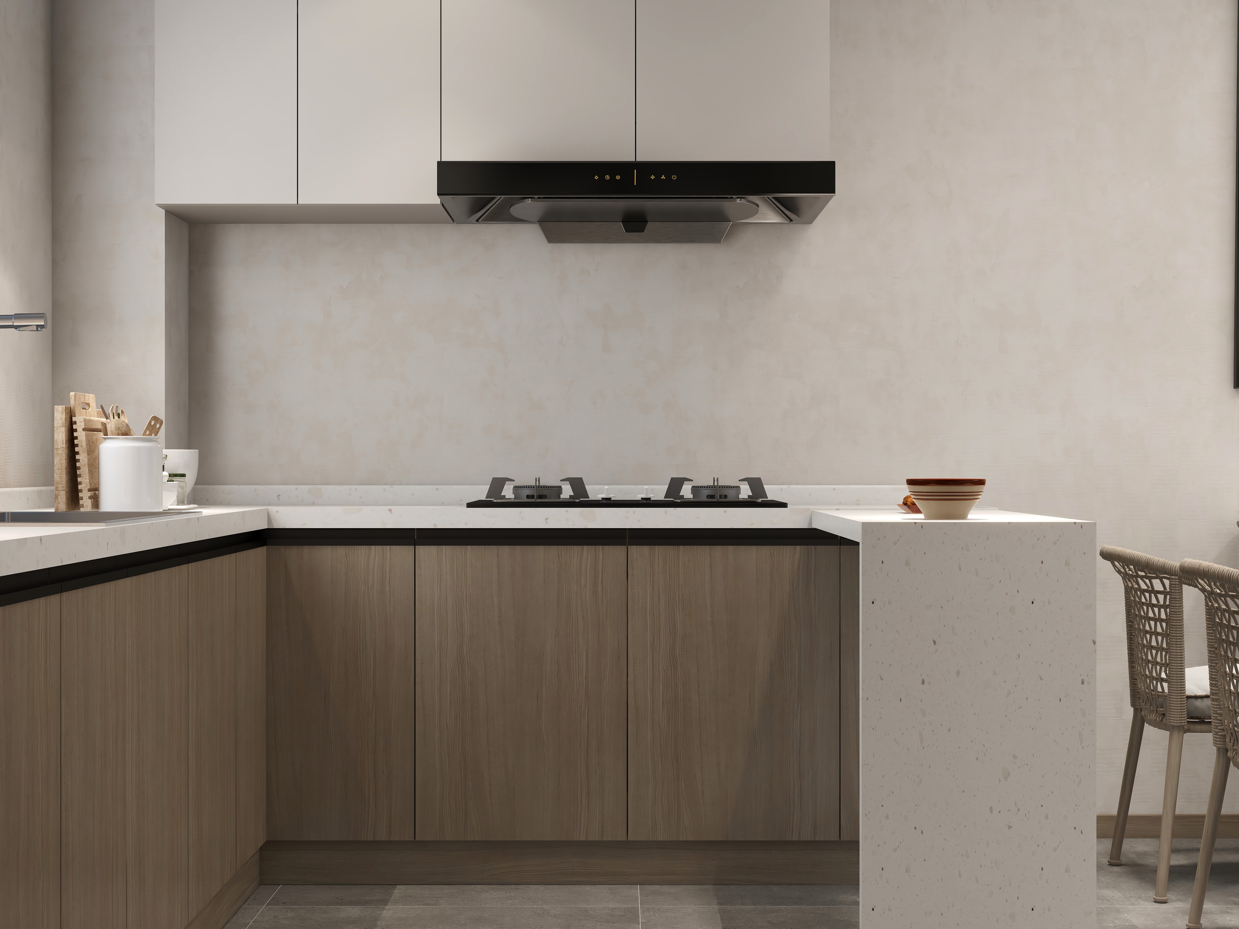 A平常人家-二居-简约风-副本-副本-装修设计方案