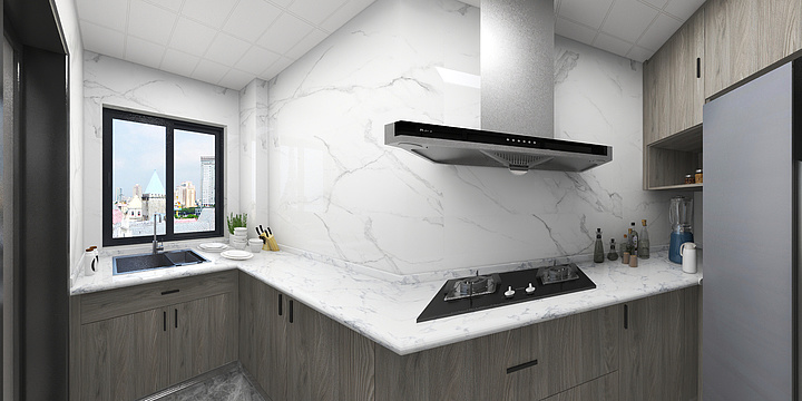 舍本初-瑞和园89.50㎡B户型3室2厅1卫-装修设计方案