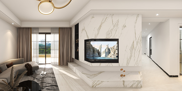 正梁空间设计-嘉湖君悦-装修设计方案