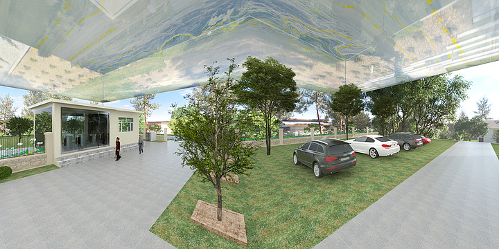 腾星建筑装饰工程设计有限公司-诚信化工人流门-装修设计方案