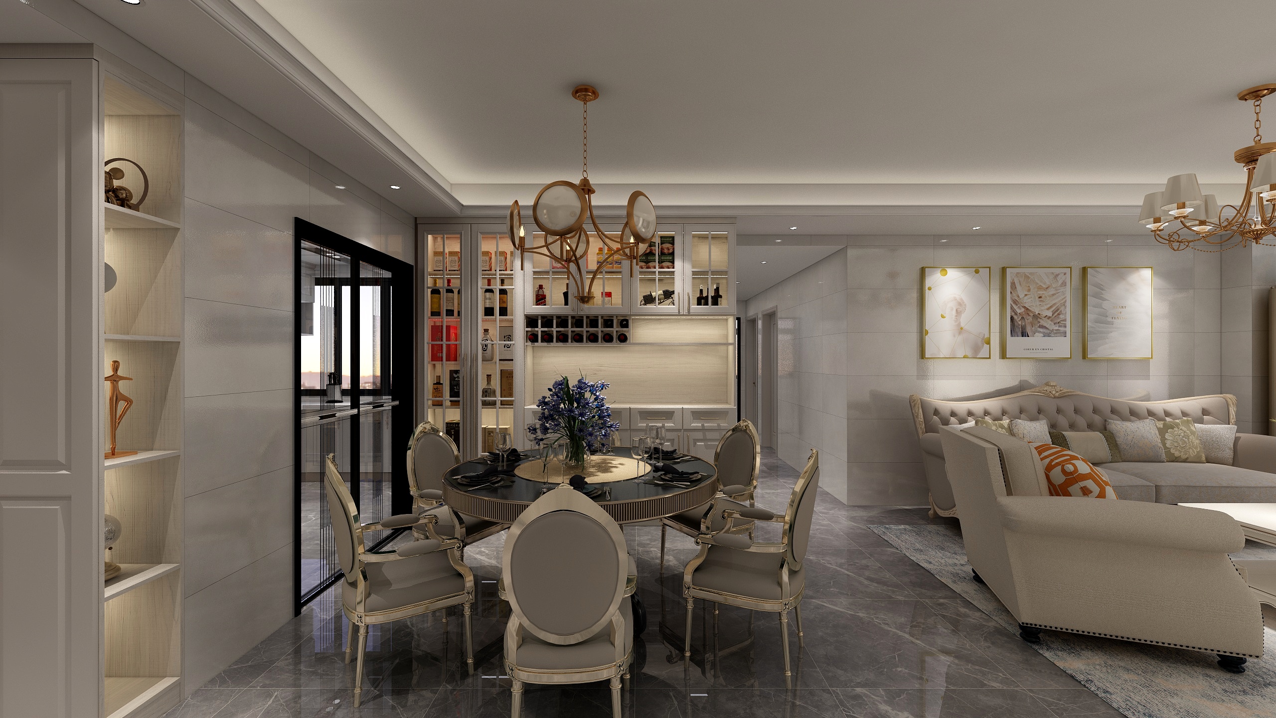 整装设计阿龙-简欧轻奢-装修设计方案