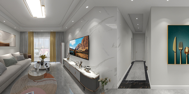 设计师江益-乐湾御府19栋406-装修设计方案