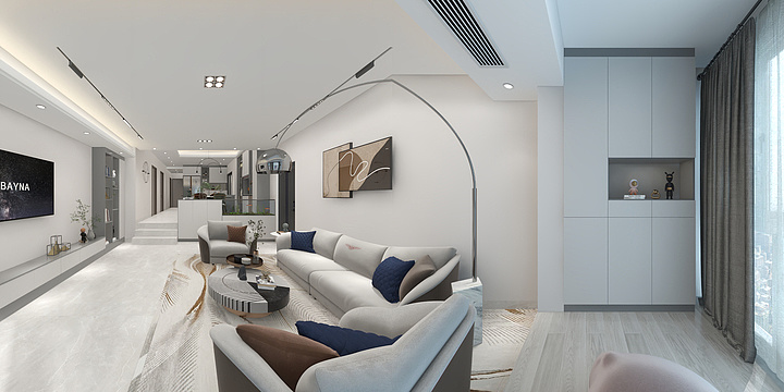 I.D_LMJ-阳光地带 任先生 雅居-装修设计方案