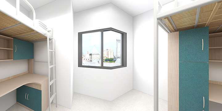 成都办公家具设计-眉山国为制药公寓-装修设计方案