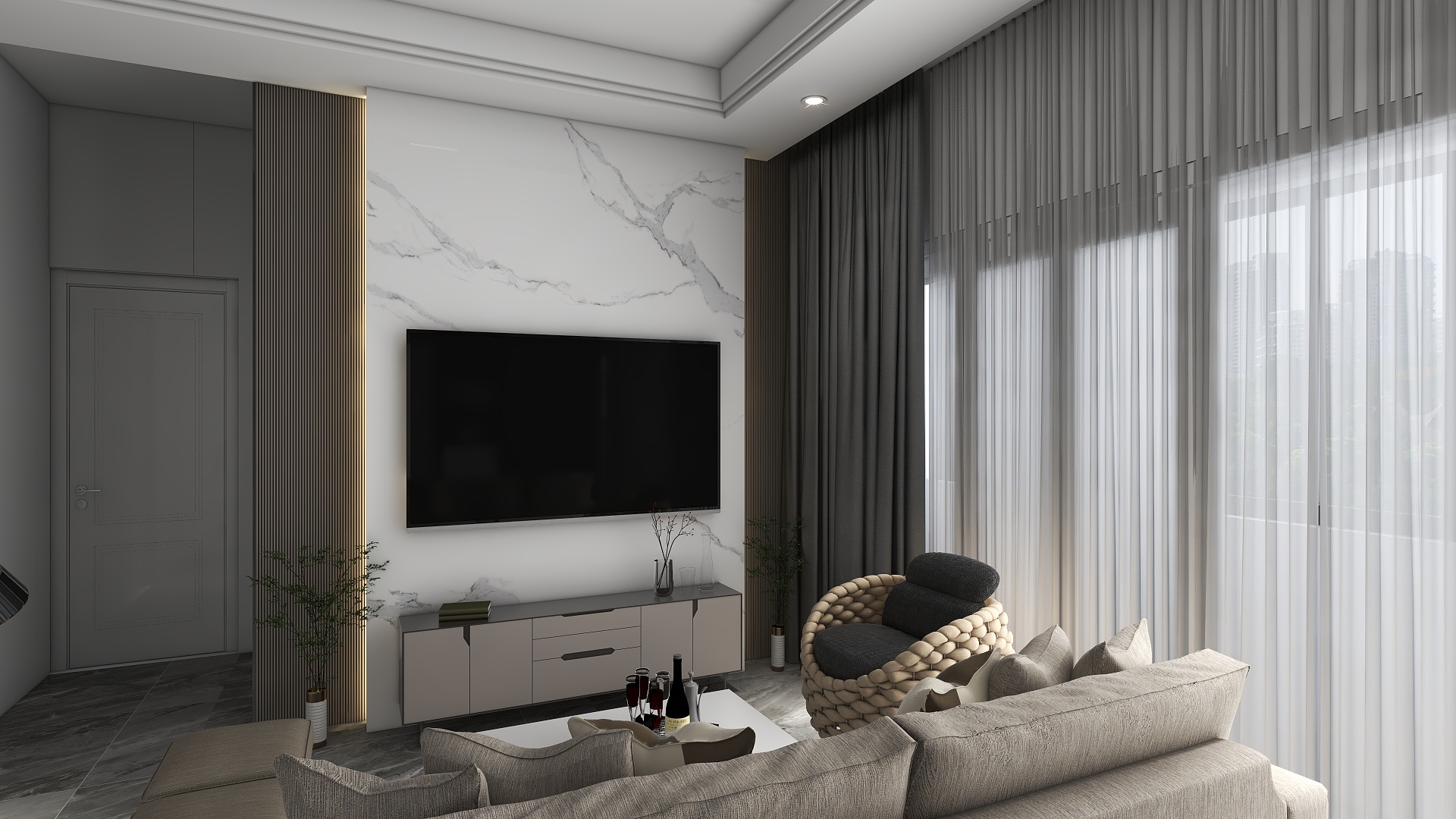 Camila设计师-瑞和园89.50㎡B户型3室2厅1卫-装修设计方案