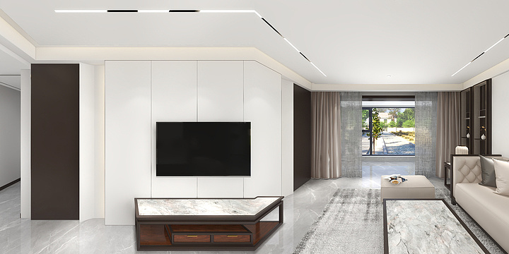 山禾设计装饰工程有限公司-拉德芳斯新中式11-装修设计方案