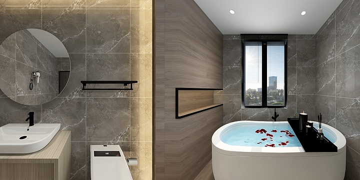 FirmXUxQ-现代卫生间-装修设计方案