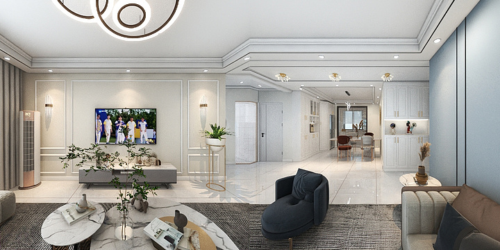 东旭正直装饰-御景嘉苑4-1-1302.dwg-装修设计方案