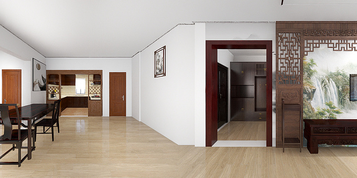 卢园红木全屋定制-中梁首府-装修设计方案