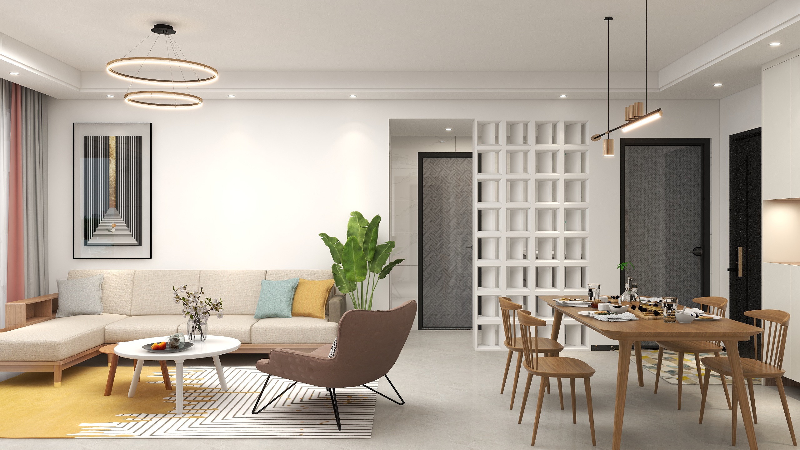 -叶文-119.35㎡现代3居室-装修设计方案