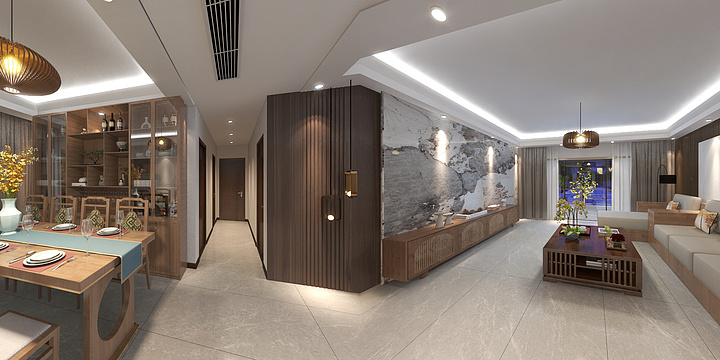 何仁军-向容长江大院10-2-202-装修设计方案