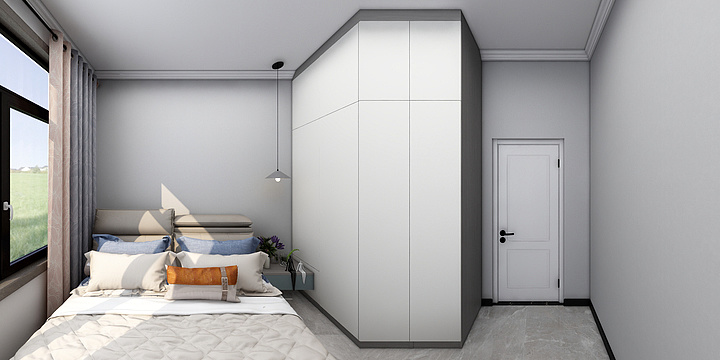 空间设计师魏朵-王女士自建别墅效果图-装修设计方案