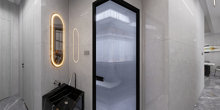 心一境致設計服务部-客家印象9栋2402房施工图-装修设计方案