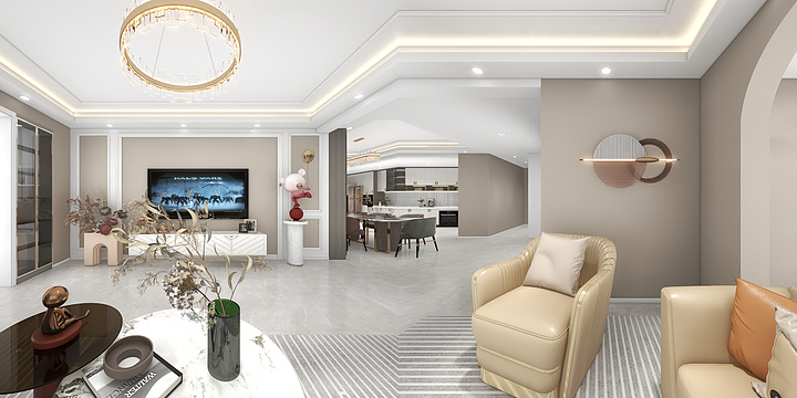 向阳空间表现-新汇天悦7#19-1-装修设计方案